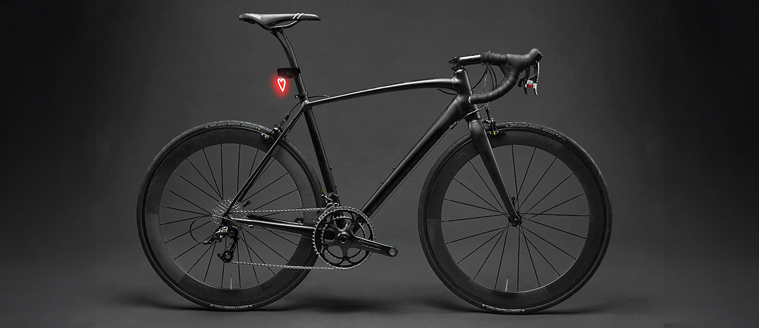 Heart-Shaped LED Bike Light 1 Cyclamore LED Bike Tail Light 1