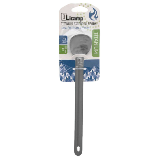 Ultralight Olicamp Titanium Long Spoon - Extend Your Reach in Outdoor Dining