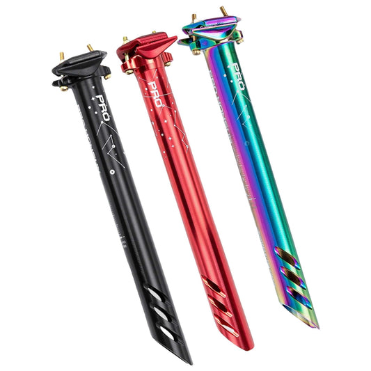 CNC Aluminum Alloy Seatpost - 27.2mm Rainbow | Precision Engineering for Ultimate Road and Mountain Biking Performance
