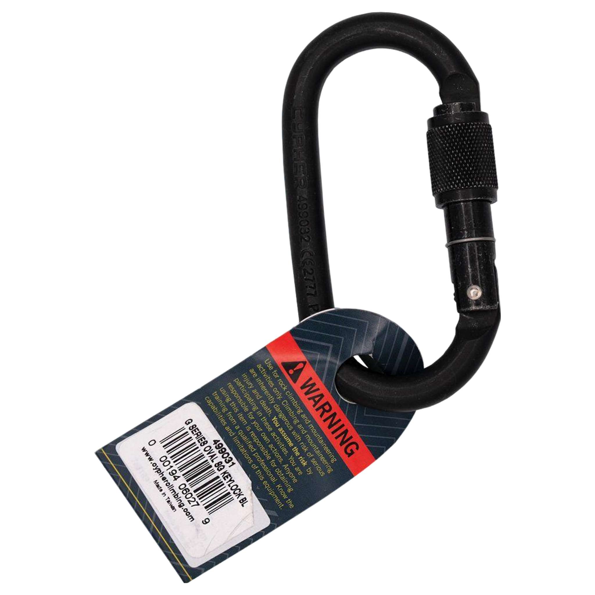 G SERIES OVAL SG KEYLOCK Carabiner - The Climber's Choice for Secure, Snag-Free Operation
