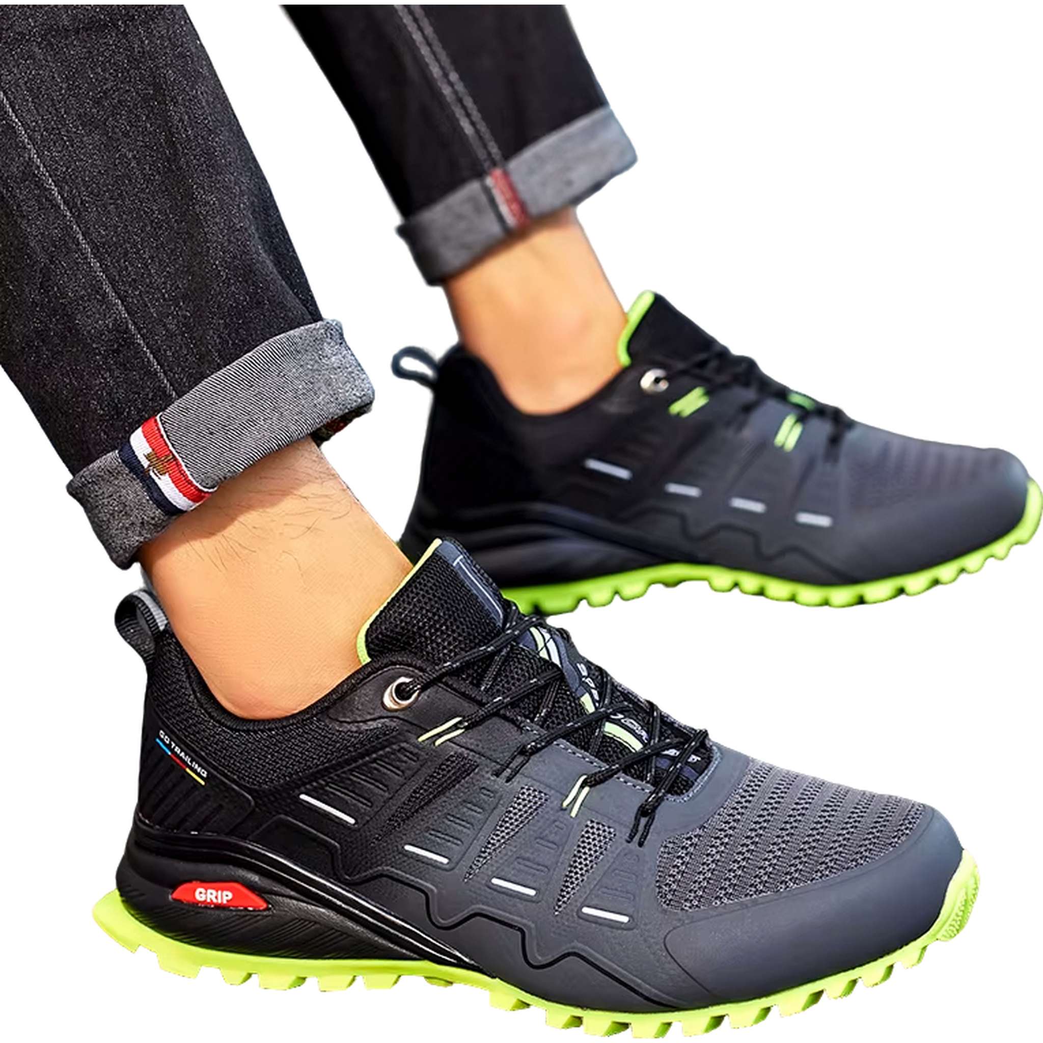 Alpex TrailMax Grip Running Shoes - Men's