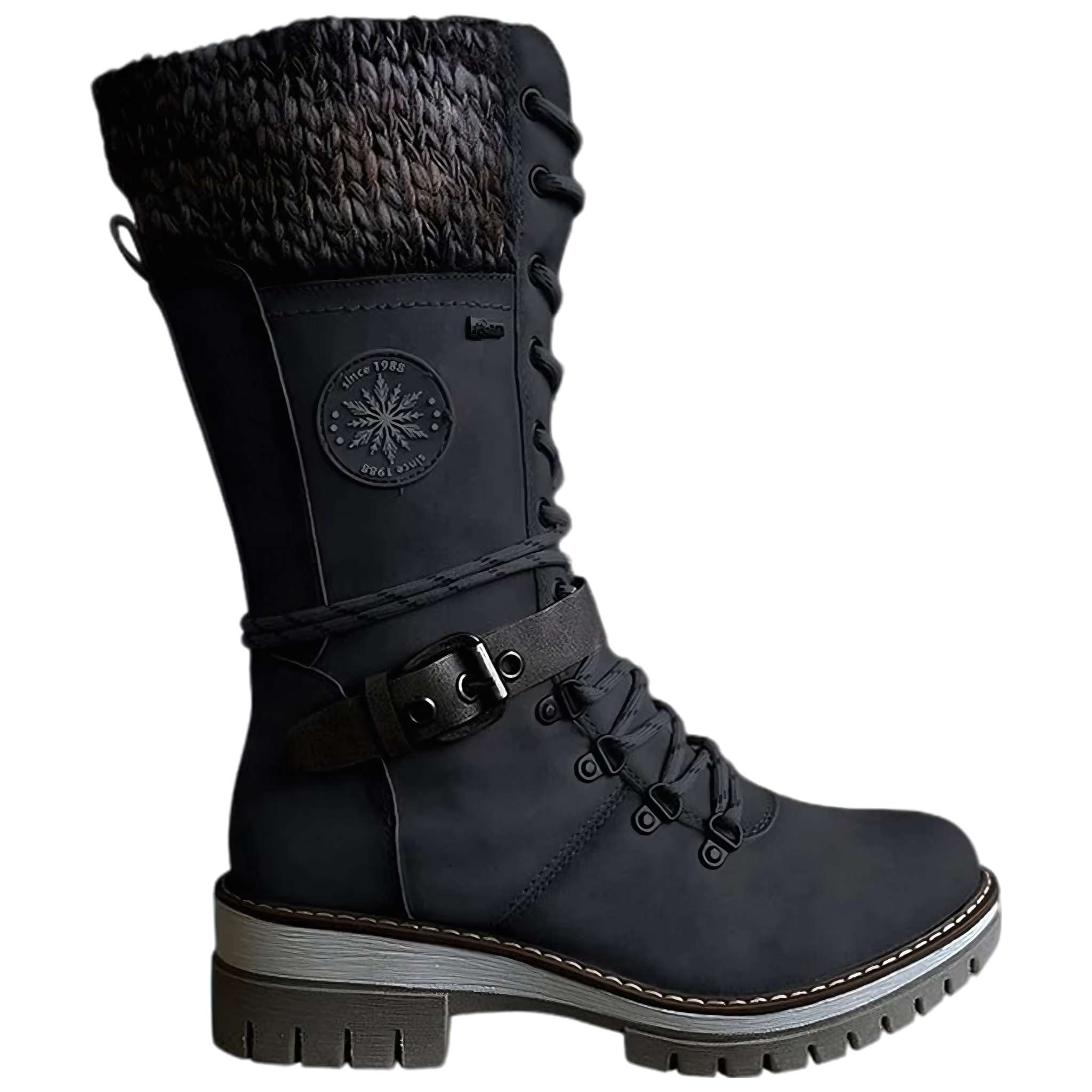 Alpex Knitted Mid-Calf Winter Boots - Women’s