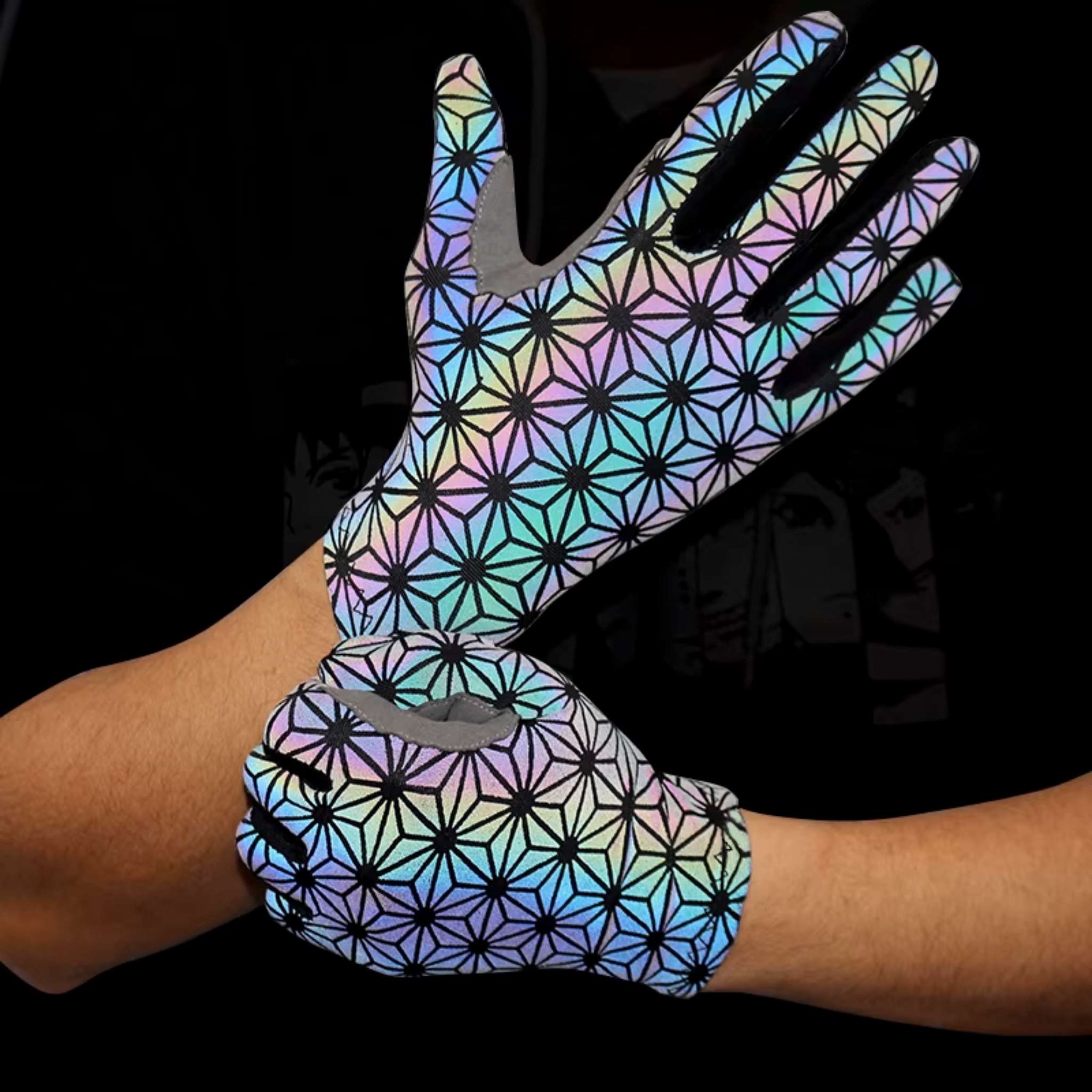 StormGrip Luminous Full-Finger Cycling Gloves
