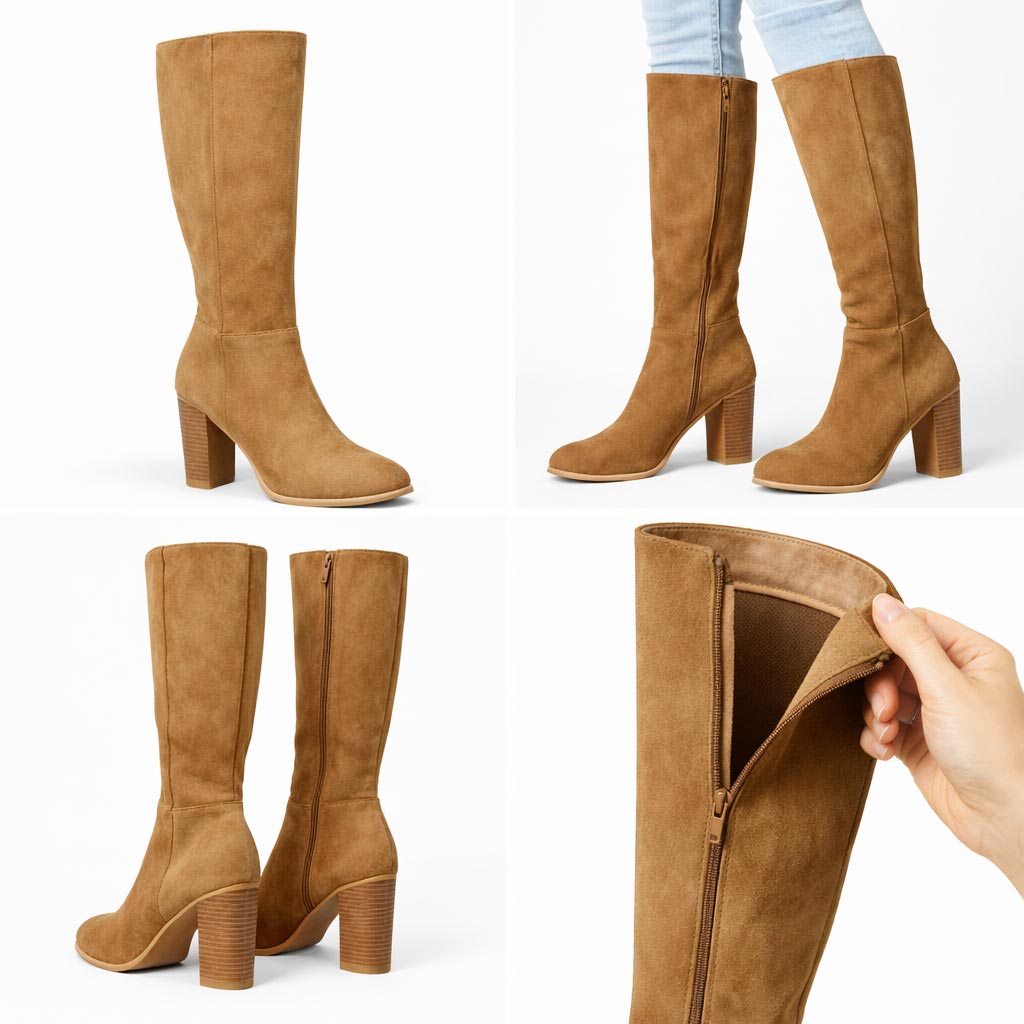 Alderpass Suede Knee-High Block-Heel Boots – Women’s