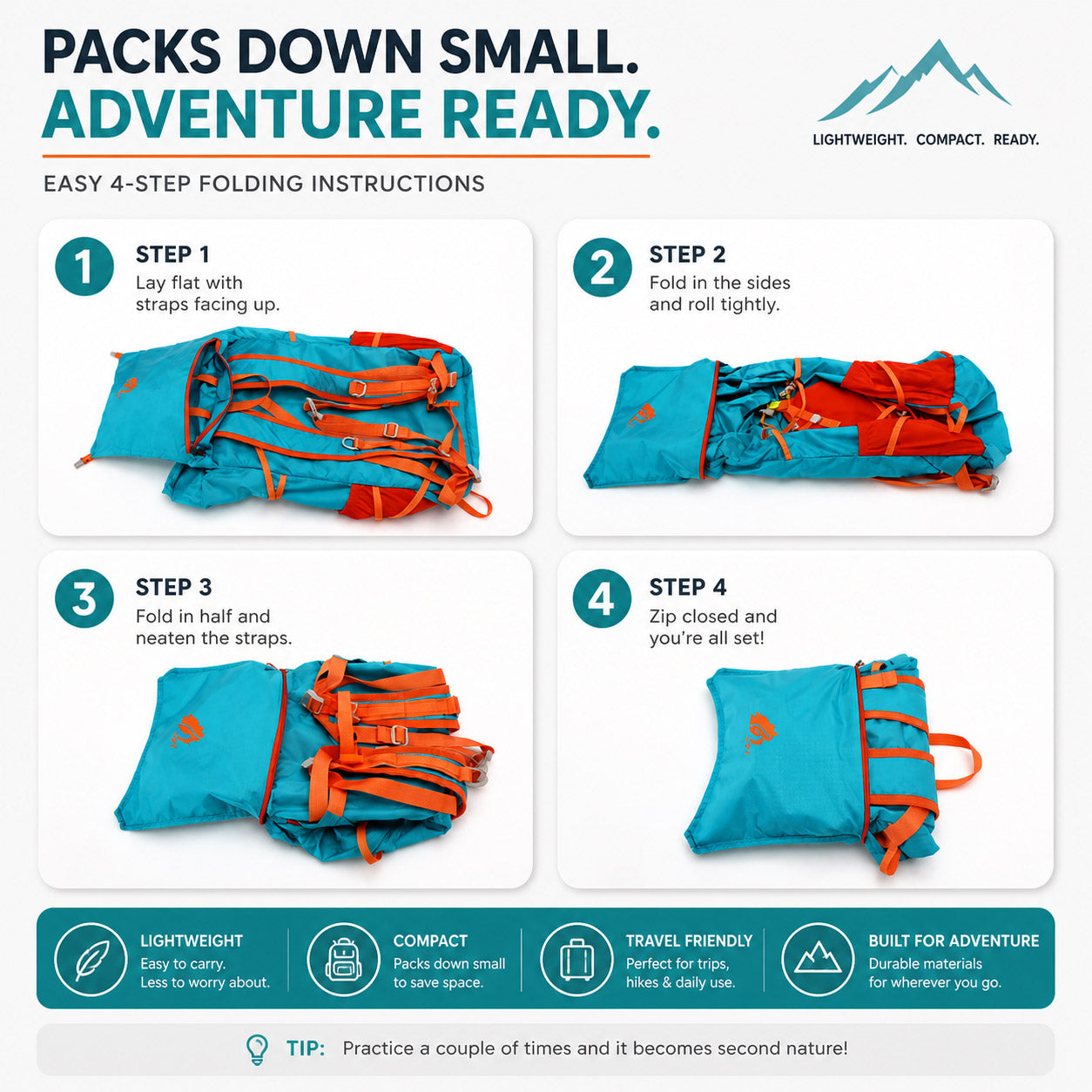 TWT Scree UL packable daypack
