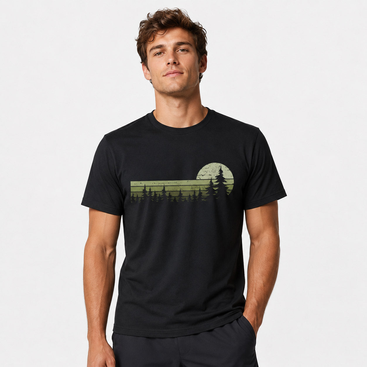 Highline AR Forest Graphic T-Shirt Men's