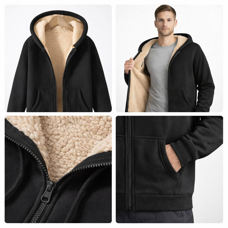 Glenfarrow Zip Hoodie Sherpa – Unisex
