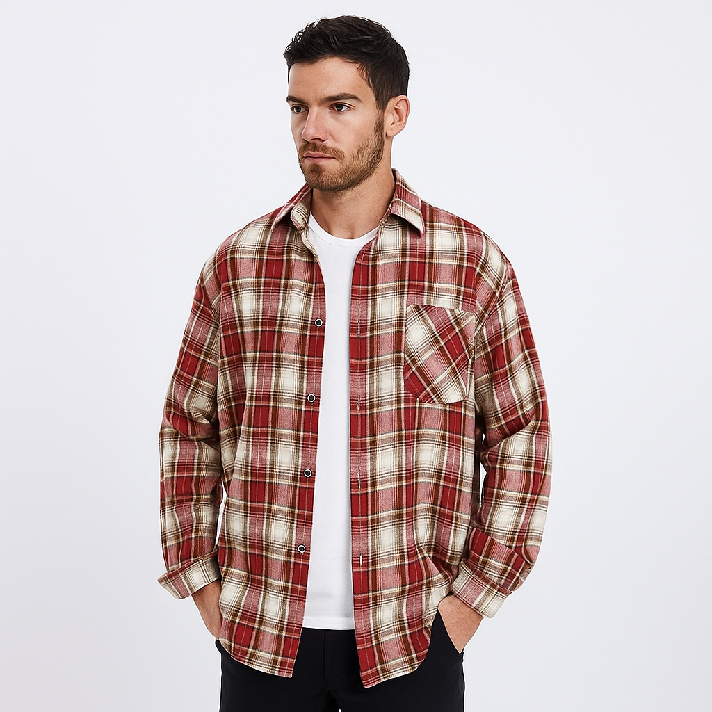 Alpex RogueGrid men's flannel shirt
