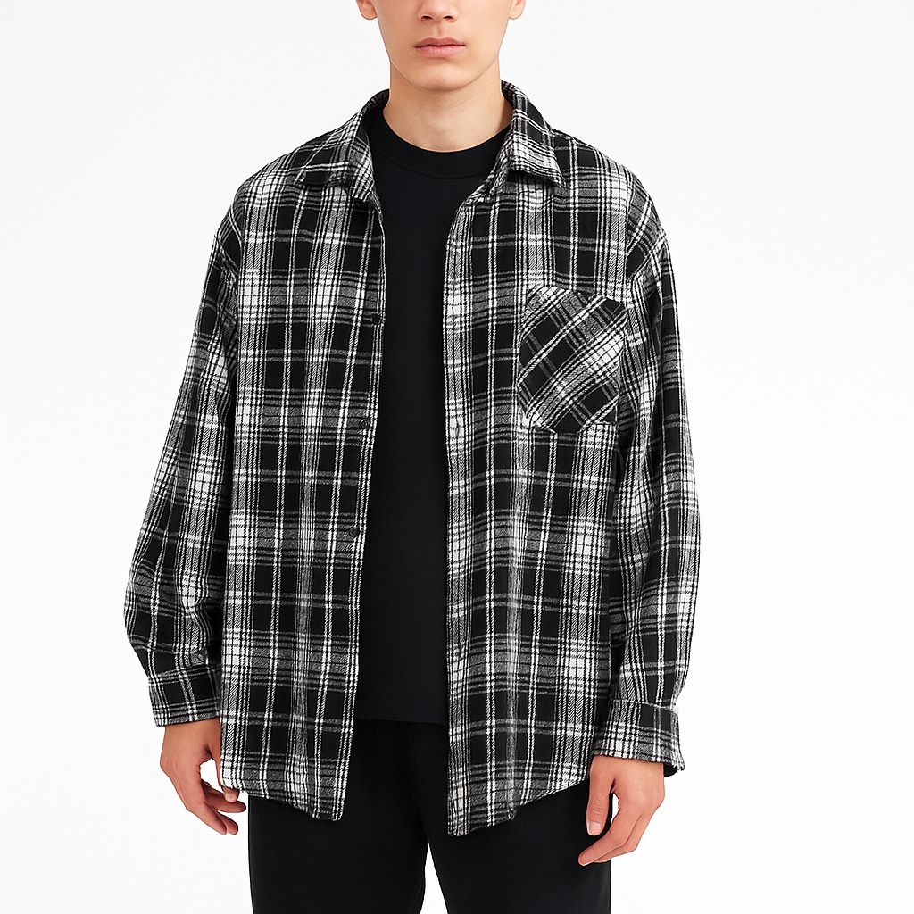RogueGrid Flannel Shirt - Men's