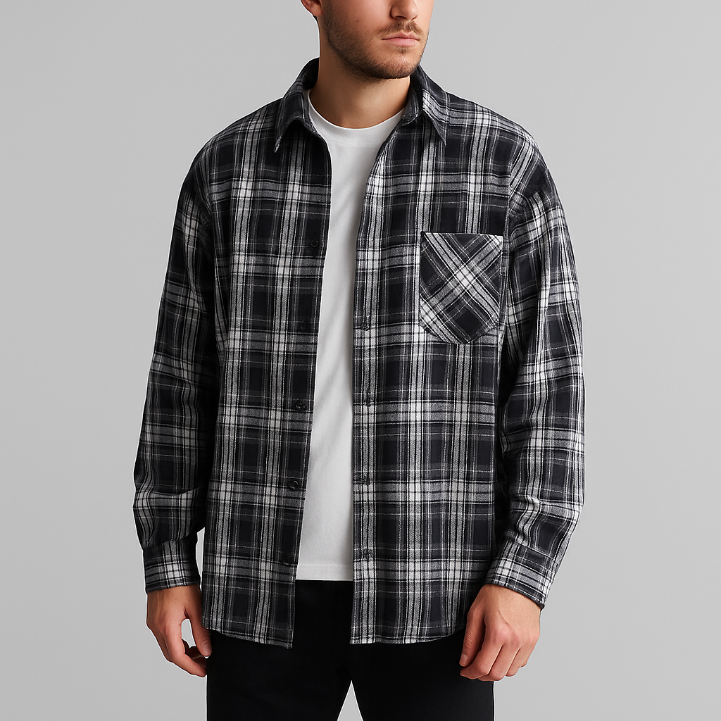 RogueGrid Flannel Shirt - Men's