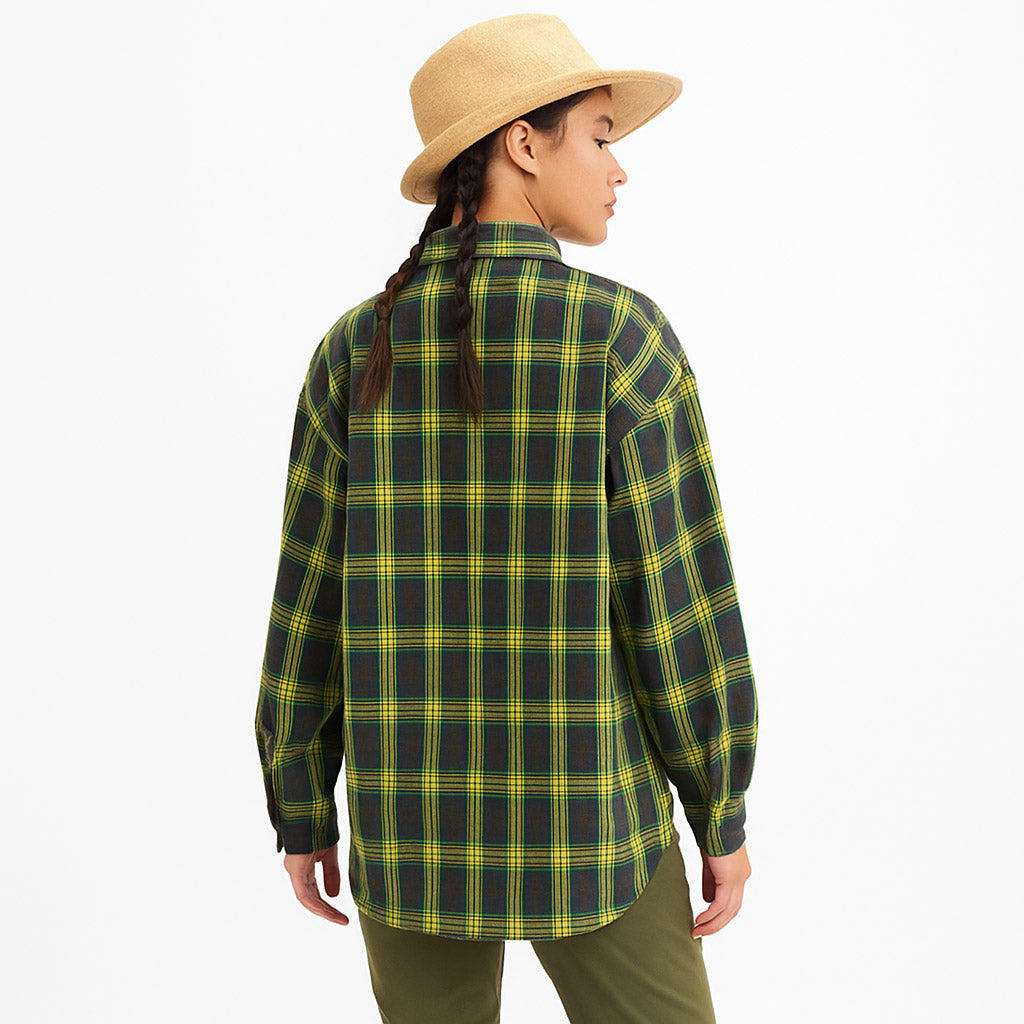 Mueyaruho Oversized Plaid Shirt - Women’s