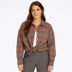 Mueyaruho Oversized Plaid Shirt - Women’s