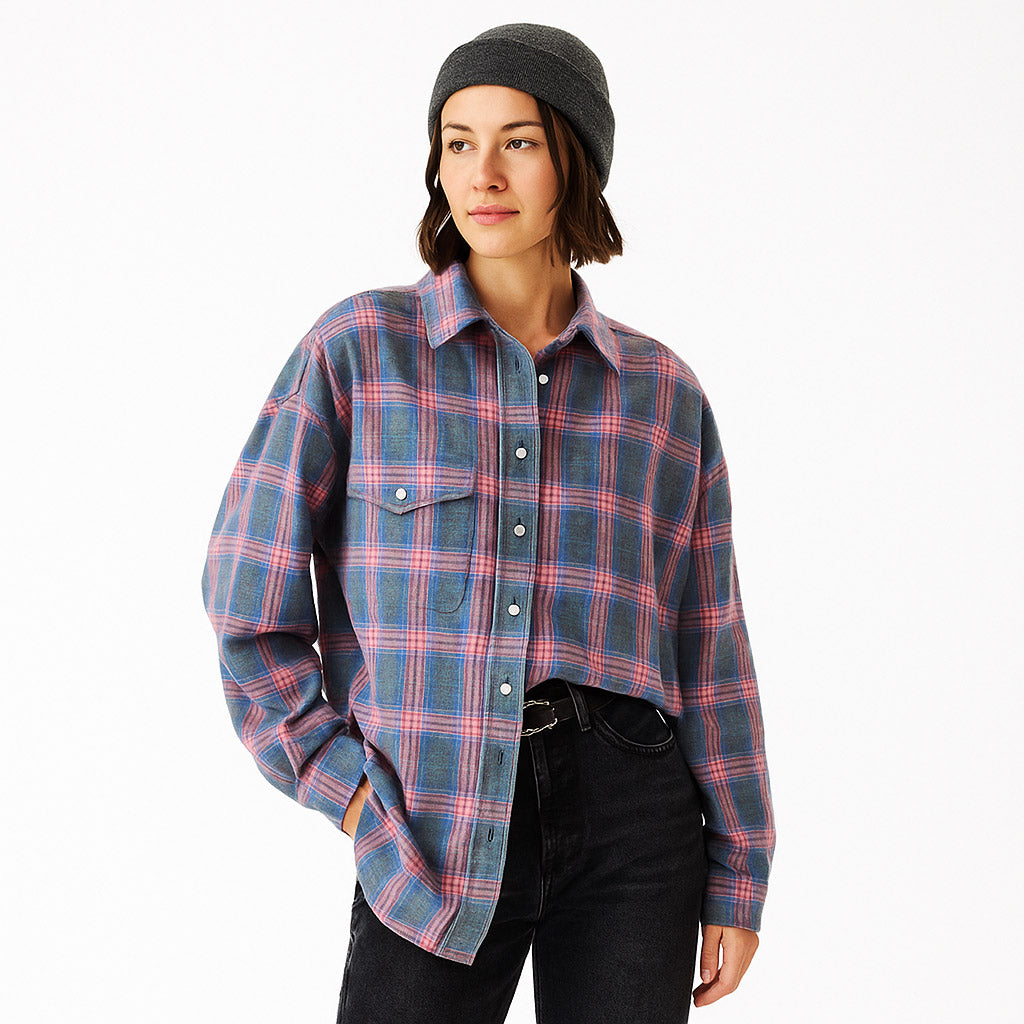 Mueyaruho Oversized Plaid Shirt - Women’s