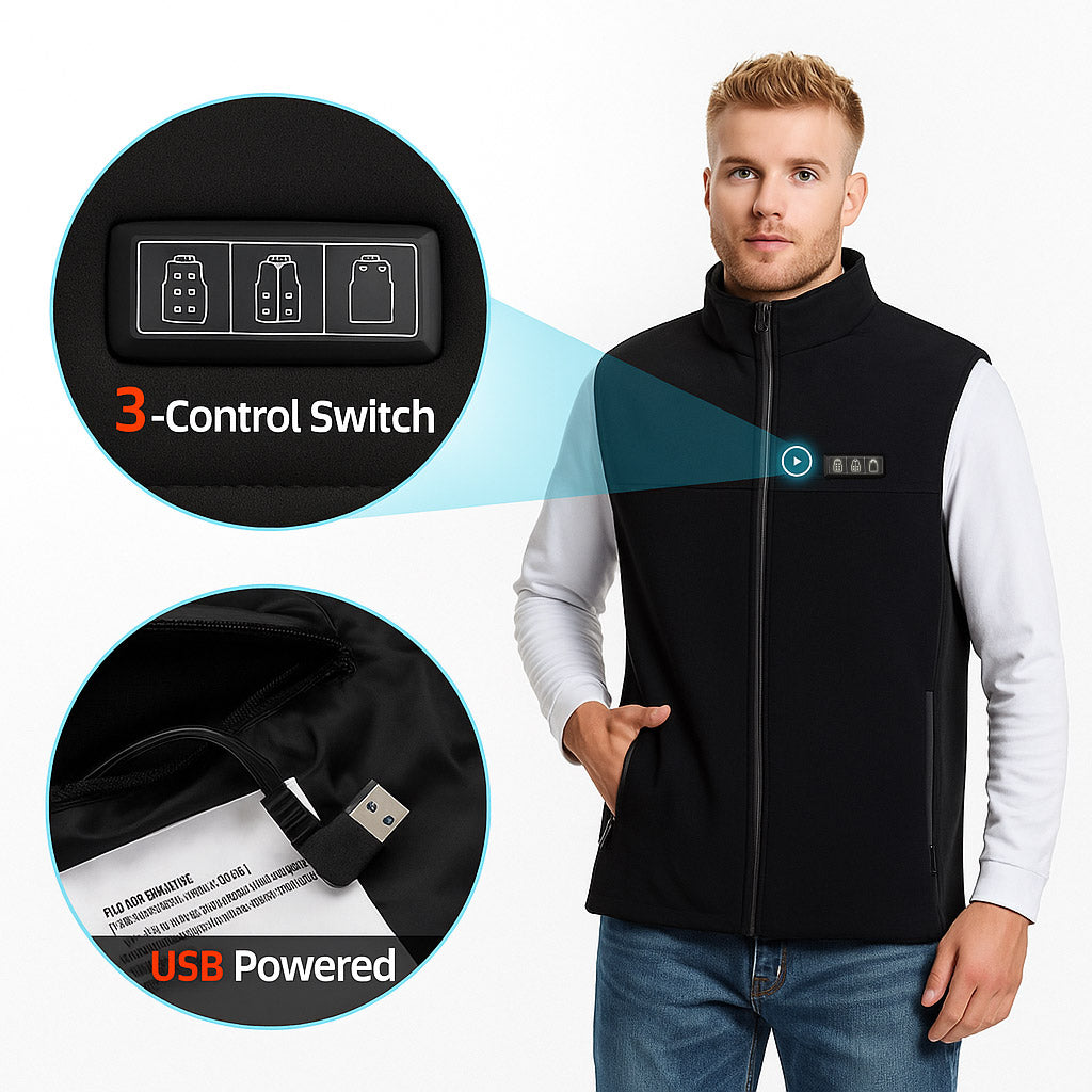 Heated Electric Core Vest - Men’s