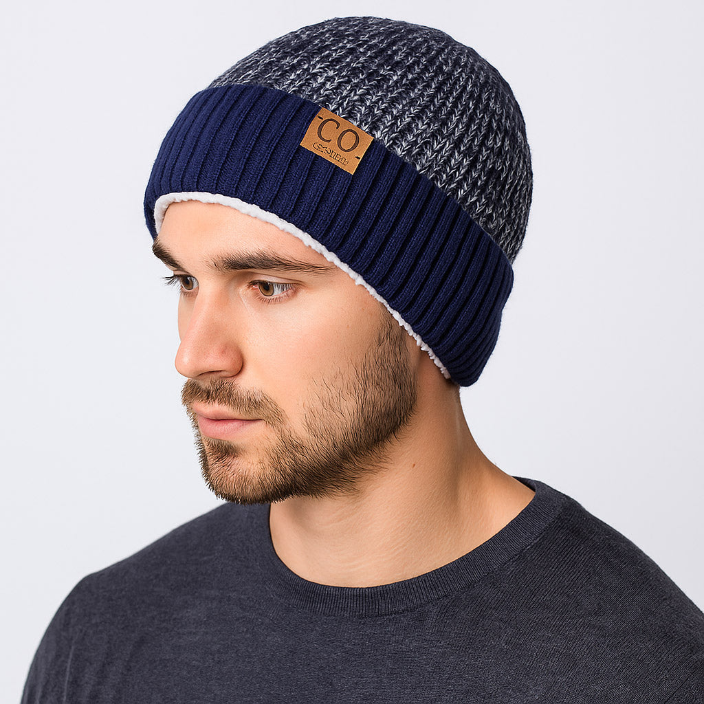 Knit Beanie – Fleece-Lined Winter Cap