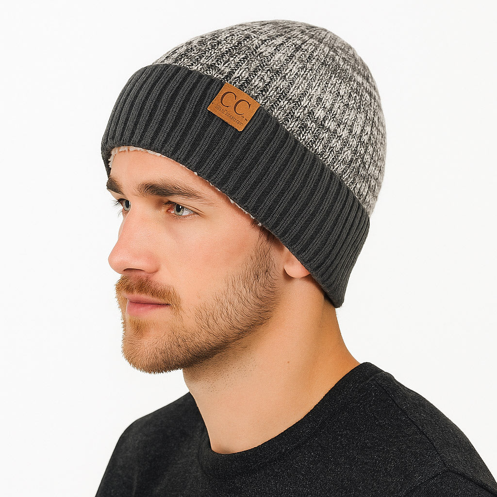Knit Beanie – Fleece-Lined Winter Cap