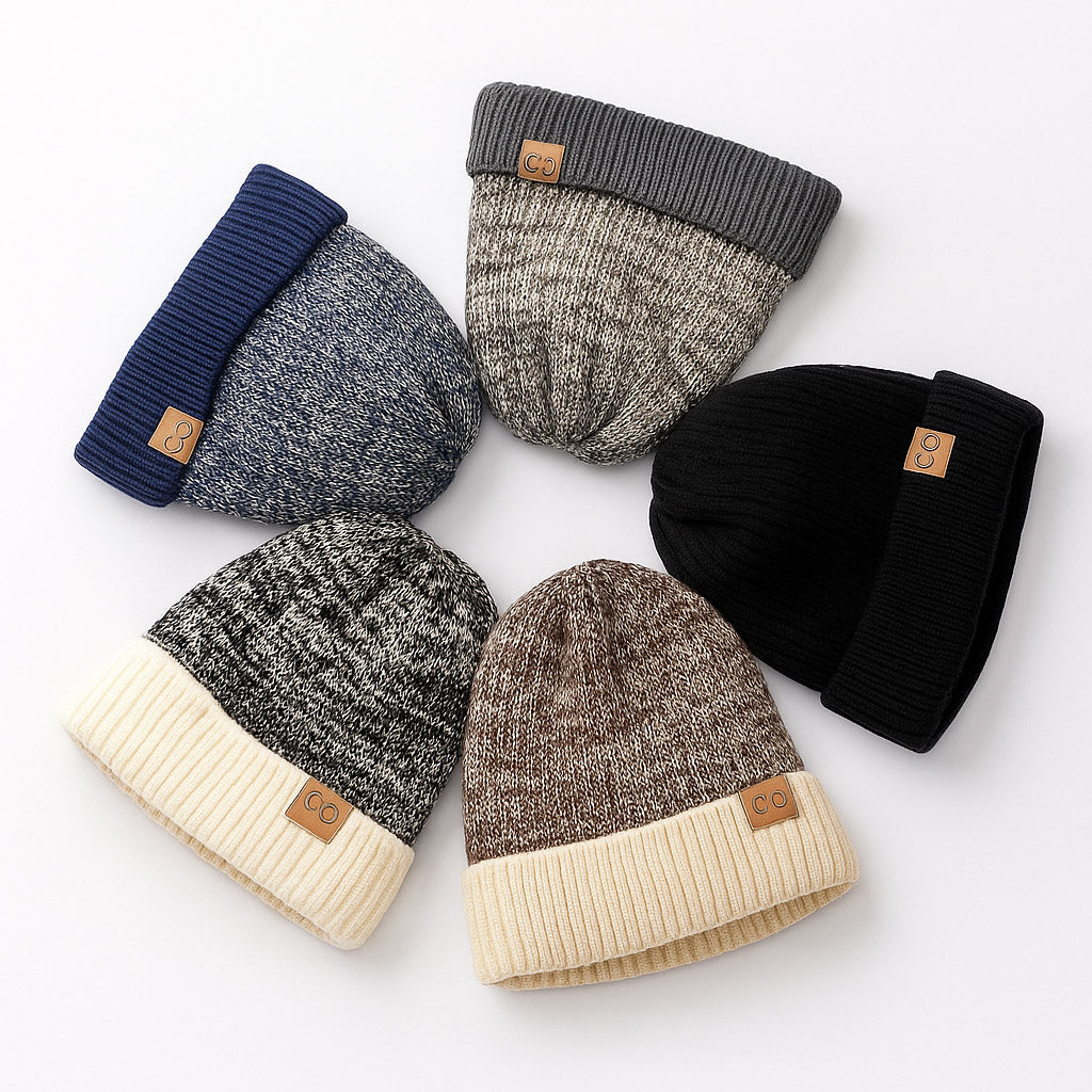 Knit Beanie – Fleece-Lined Winter Cap