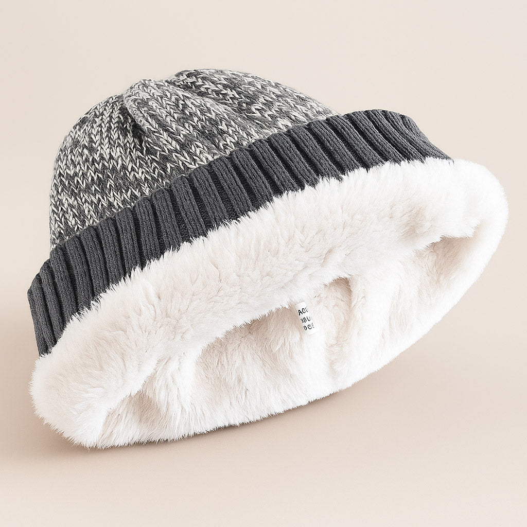 Knit Beanie – Fleece-Lined Winter Cap