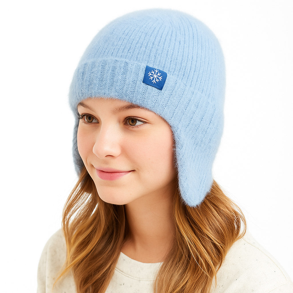 FrostLock Knit Earflap Beanie