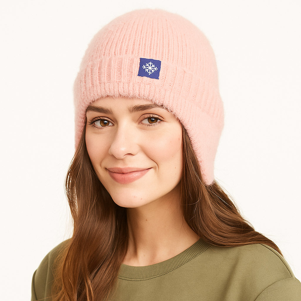FrostLock Knit Earflap Beanie