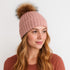FrostPeak Knit Beanie with Detachable Faux-Fur Pom – Women’s