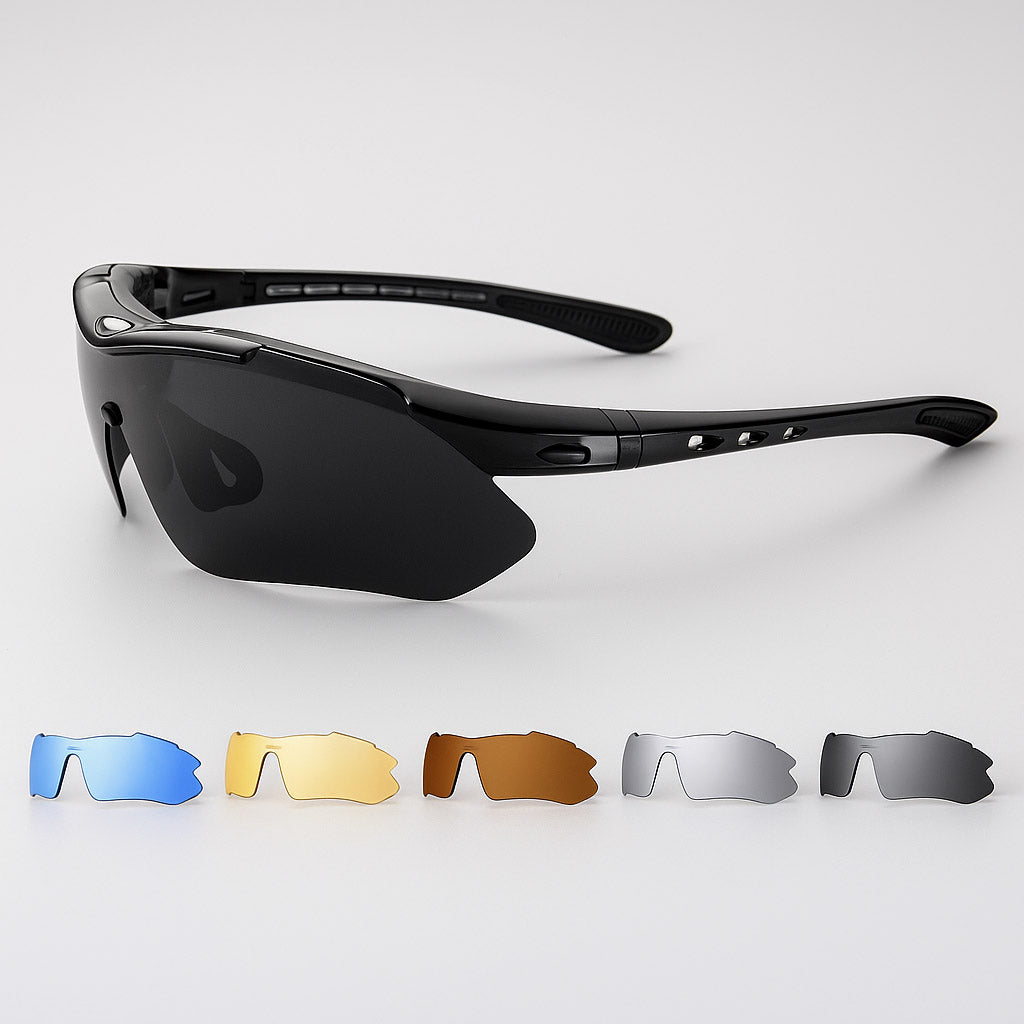 Polarized Cycling Glasses – 5-Lens System