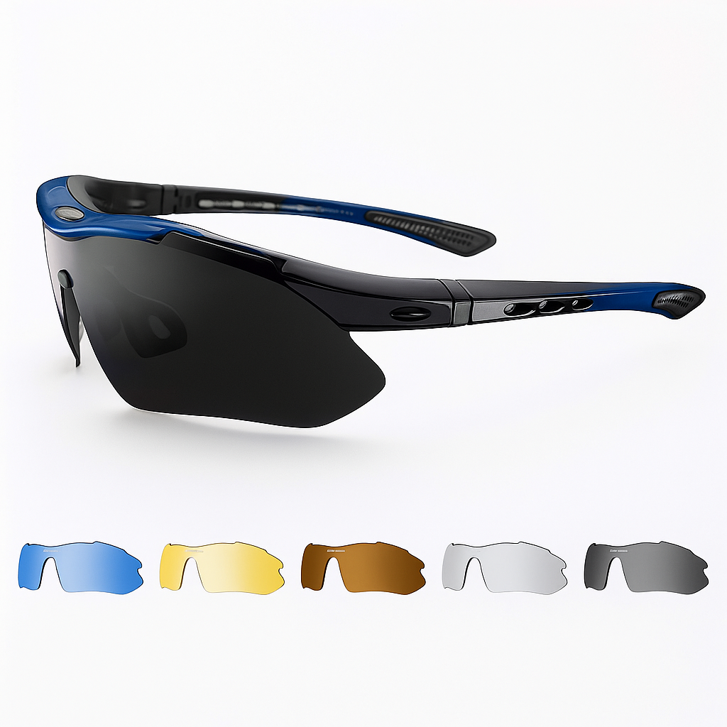 Polarized Cycling Glasses – 5-Lens System