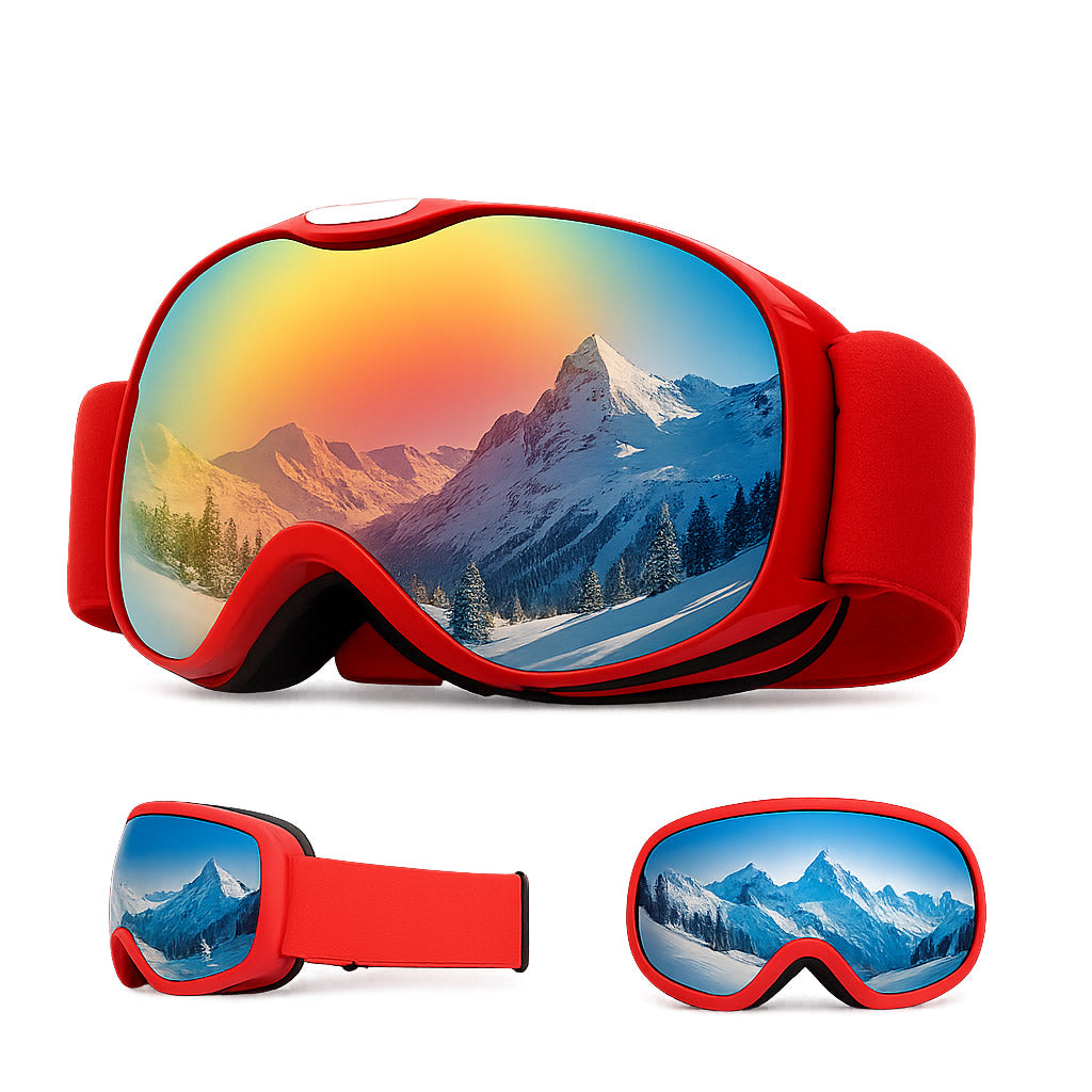 Alpex Blizzard VLT kids' double-layer snow goggles