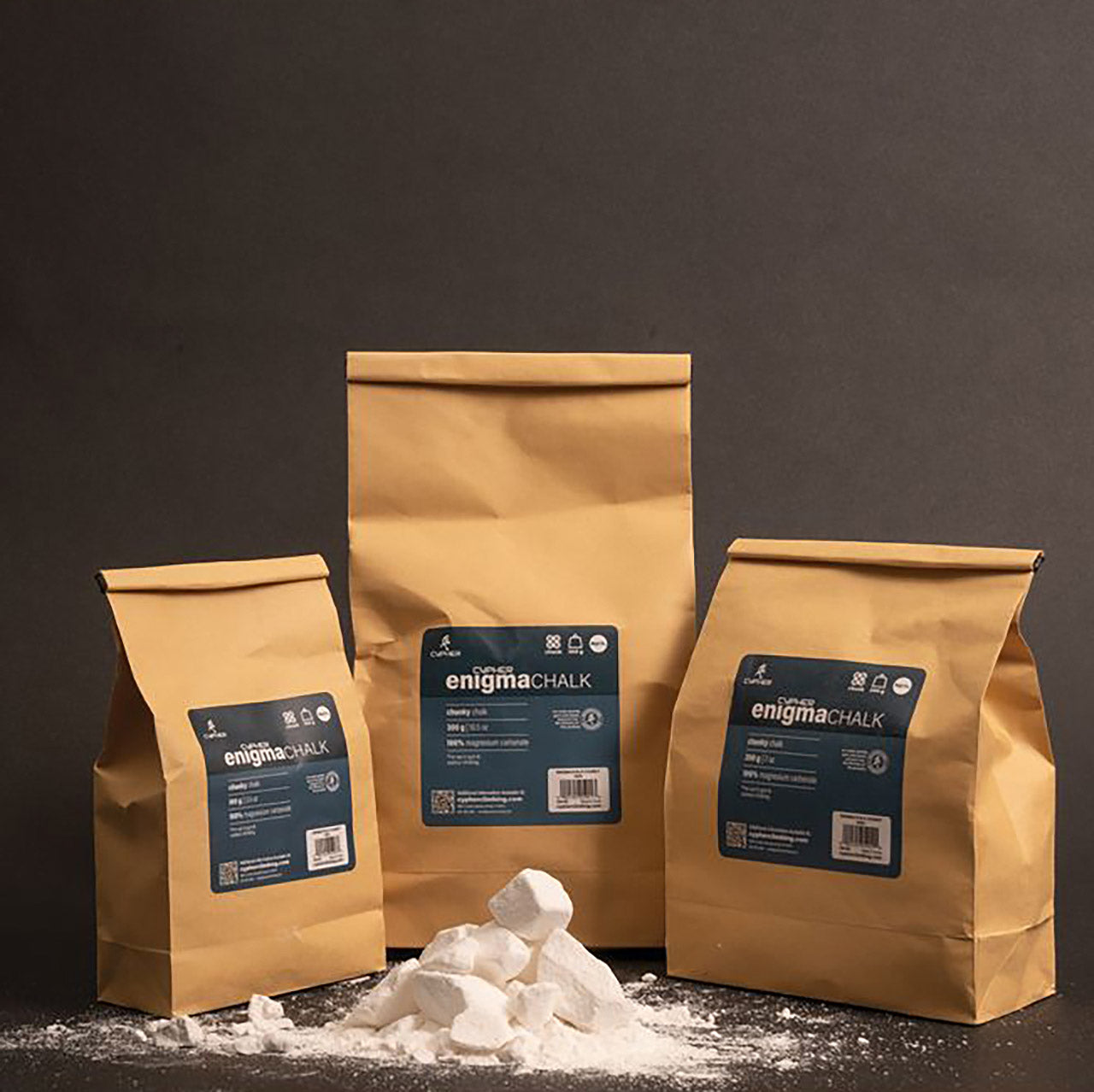 Cypher Enigma Chunky Chalk 100g – Premium Climbing & Fitness Chalk
