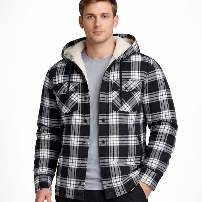 Alpex Brackenvale men's sherpa-lined overshirt