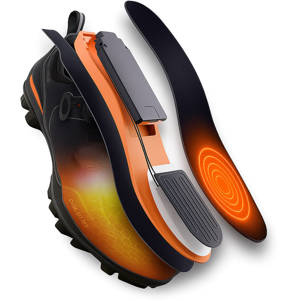Alpex ThermoRide Pro BT heated cycling insoles