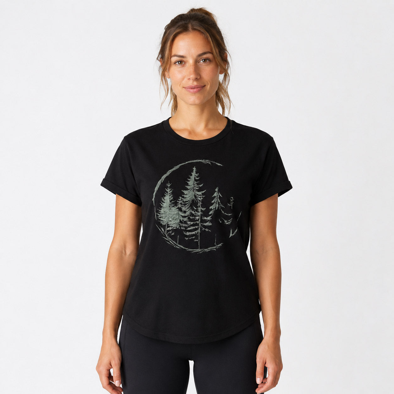 Northline Highline AR women's forest graphic t-shirt