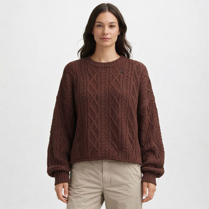 Combhasaki Cairnwick women's acrylic crewneck sweater
