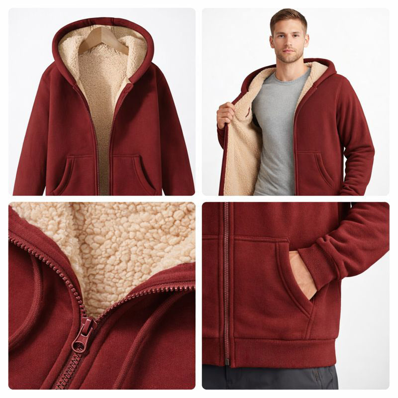 Glenfarrow Zip Hoodie Sherpa – Unisex