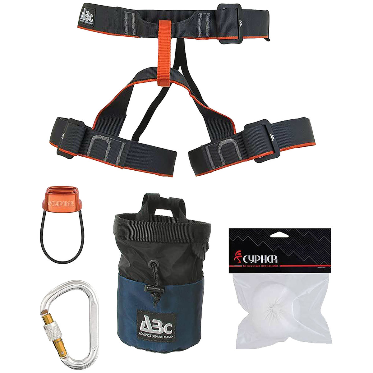 Cypher Guide harness combo pack for beginner climbing