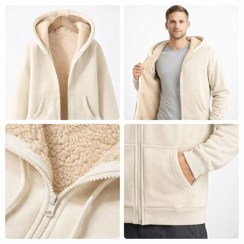 Glenfarrow Zip Hoodie Sherpa – Unisex