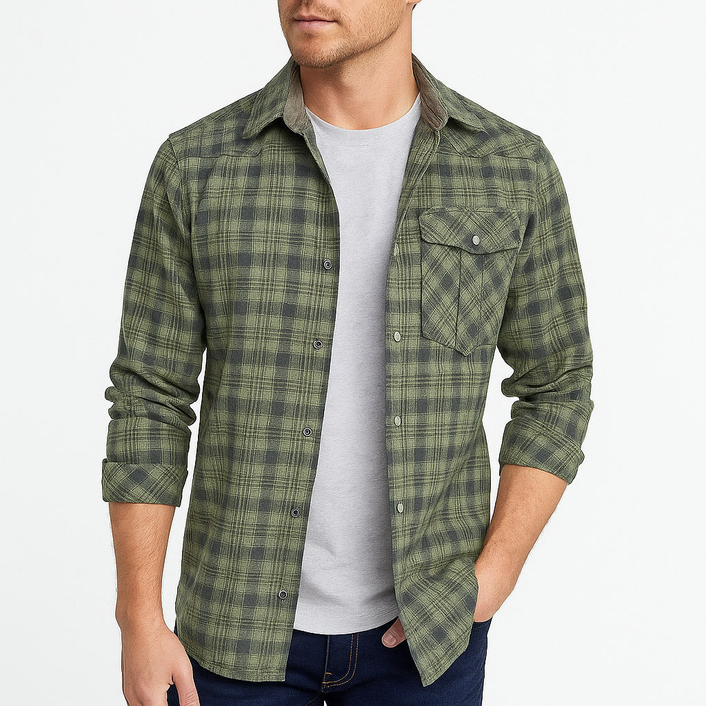 Alpex IronClad men's SnapFlannel shirt