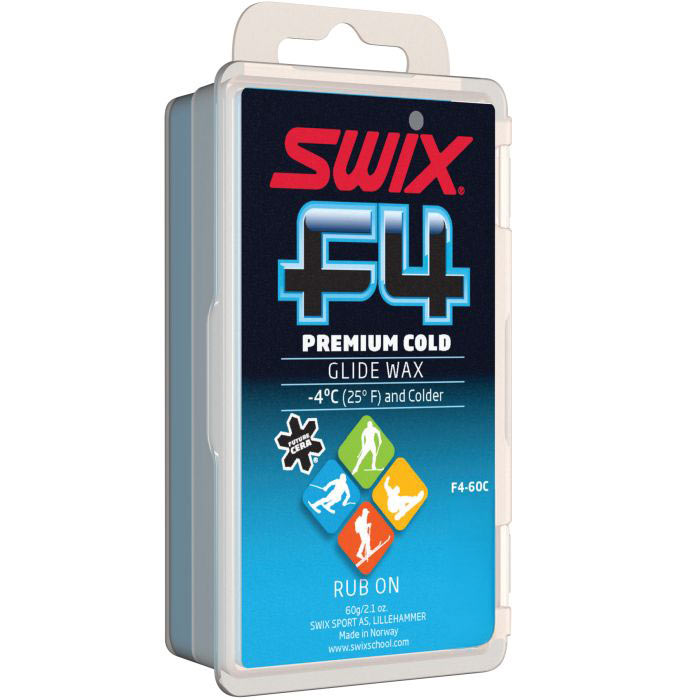 Swix F4 Cold rub-on ski and snowboard glide wax