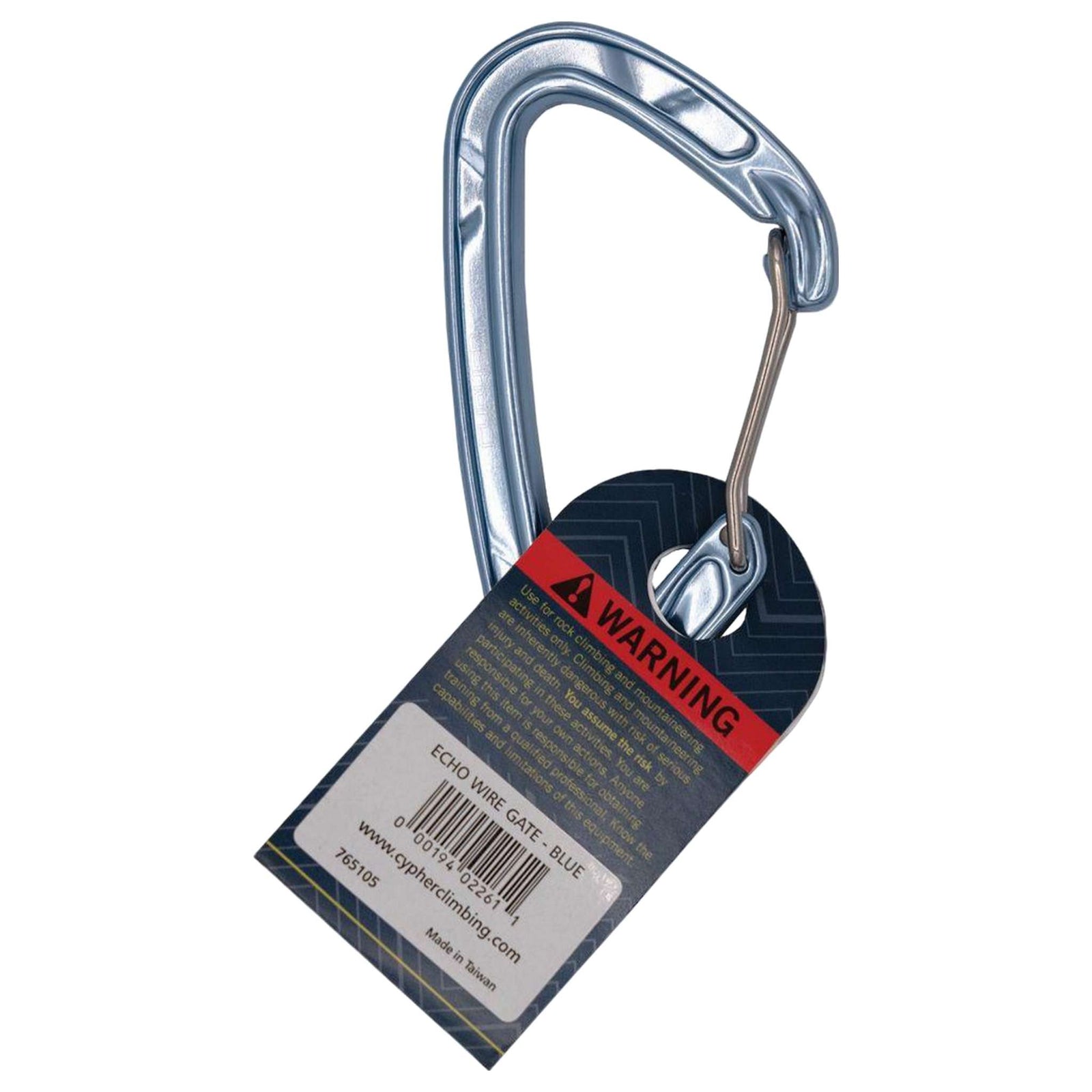 Cypher Echo Wire Gate Carabiner – Blue