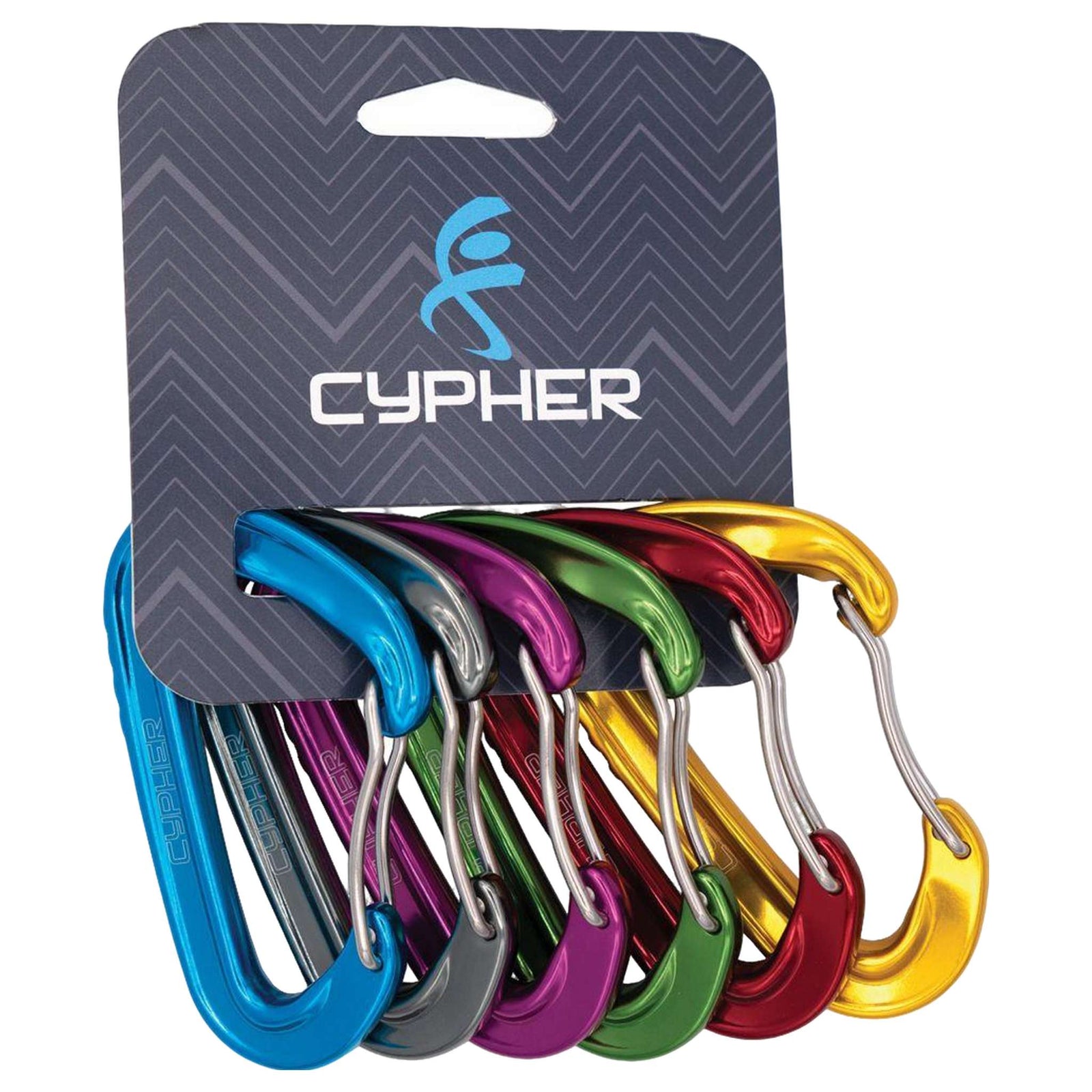 Cypher Mydas Ultra II Carabiner - 6 Pack, Lightweight, High Strength (22kN)