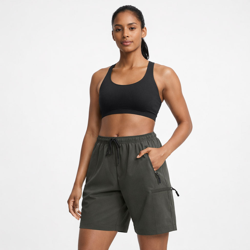 Alpex Fallowmere women's nylon cargo shorts