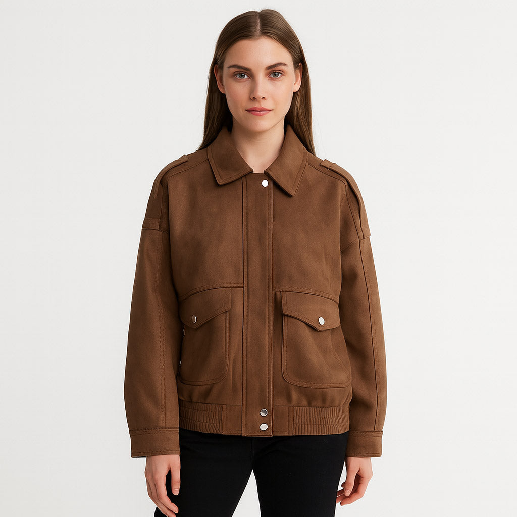 Alpex Ironhide SuedeForce women's bomber jacket