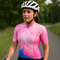 AeroGlide Prism Women's Cycling Jersey – Pink/Blue Fade