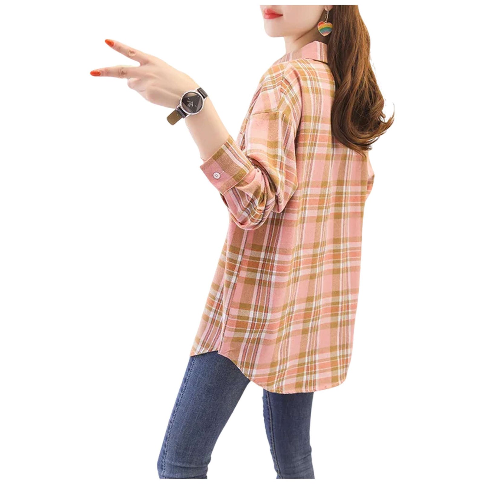 Flannel Plaid Shirt - Women's