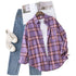 Flannel Plaid Shirt for Women