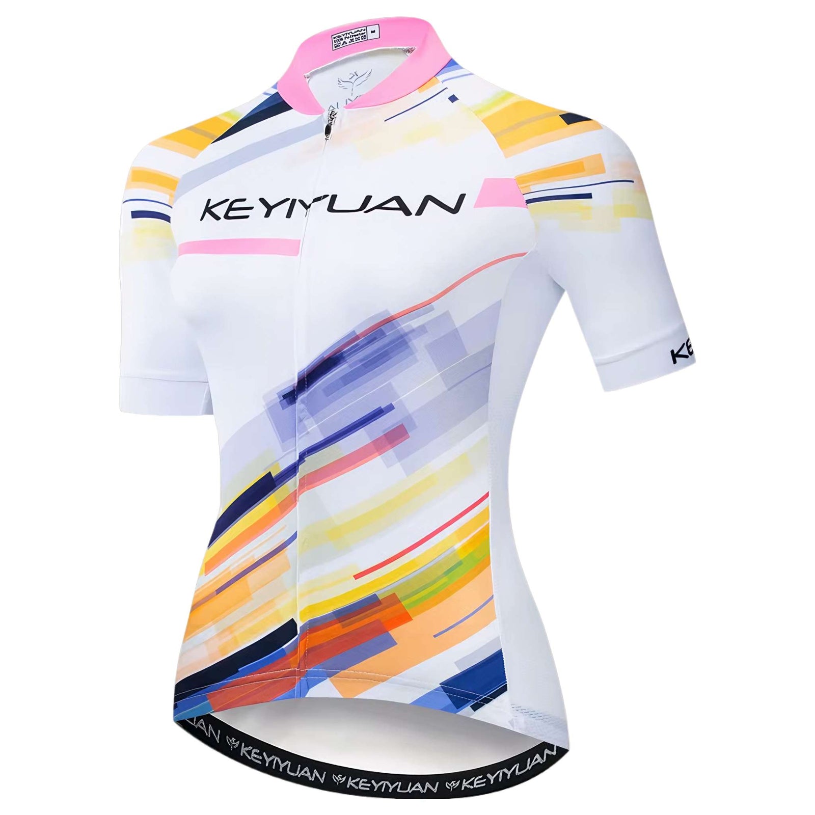 SpeedStreak Women's Cycling Jersey – Velocity Brushstroke