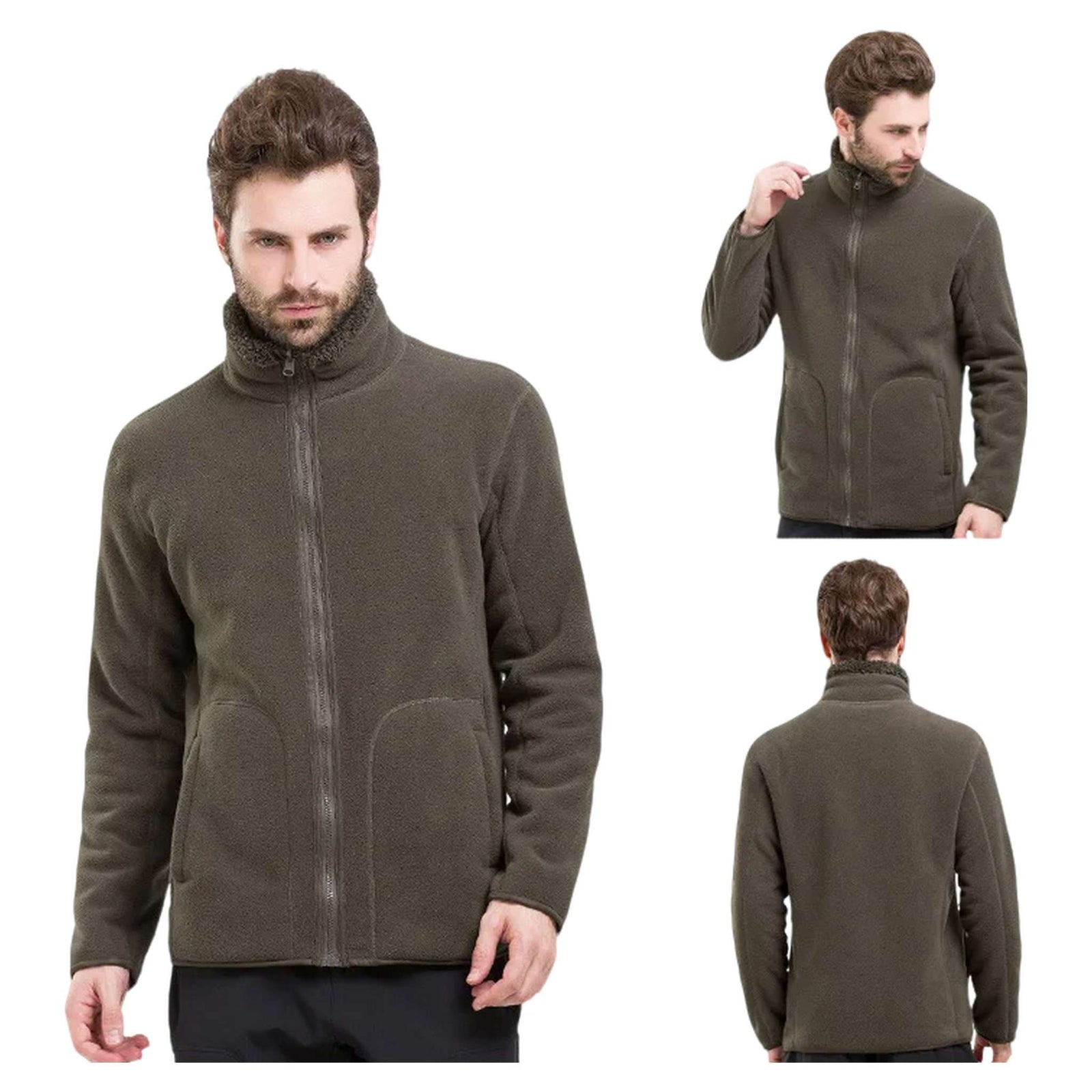 Dual-Sided Fleece Jacket - Men's