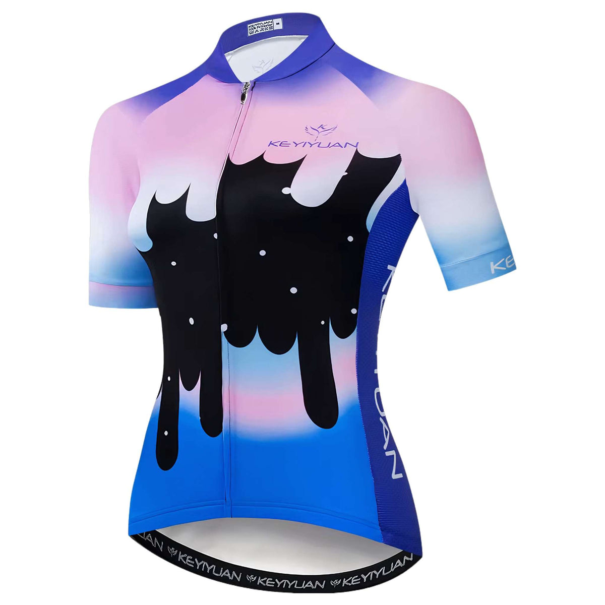 Keyiyuan EclipseFlow women's Cosmic Drip cycling jersey