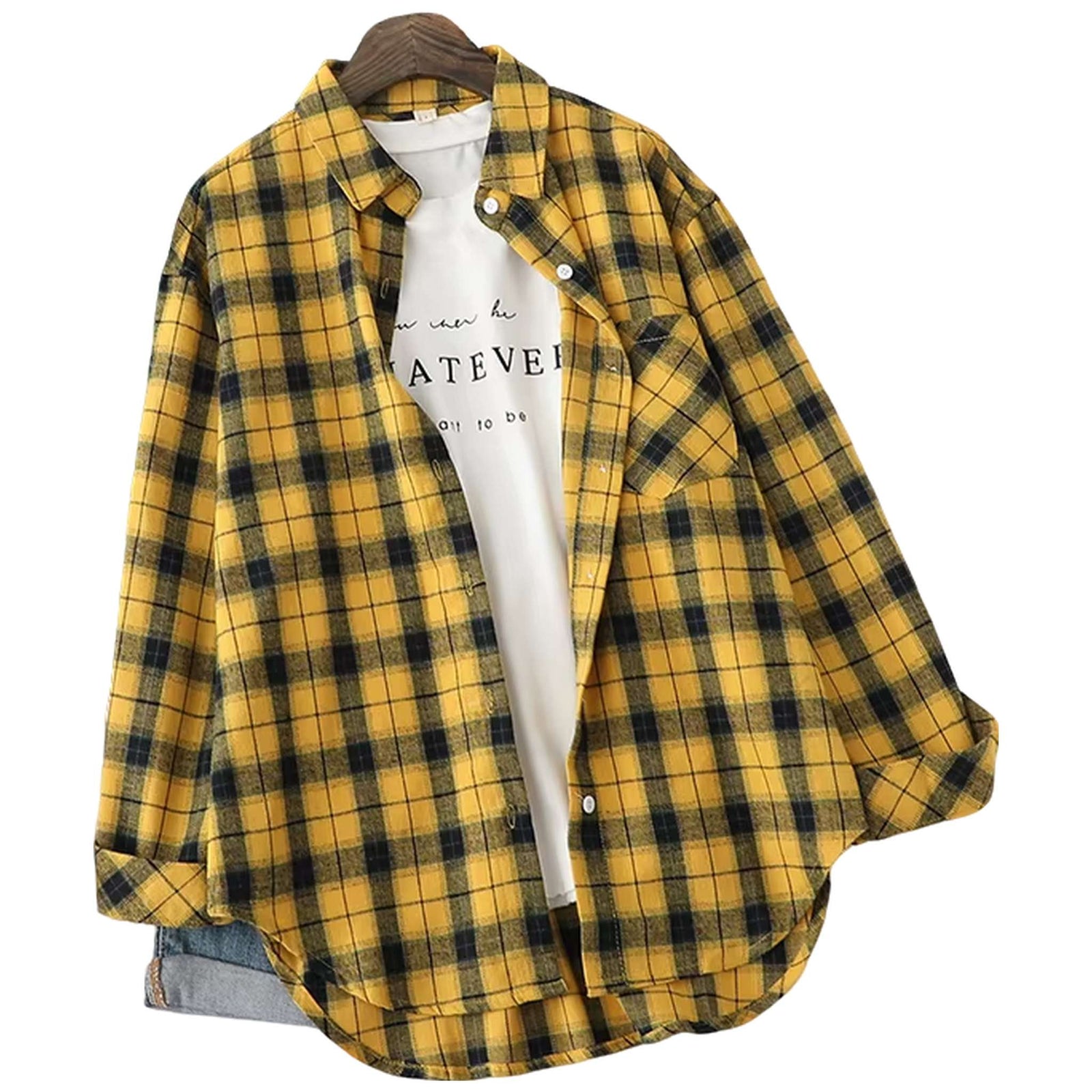 Flannel Plaid Shirt - Women's