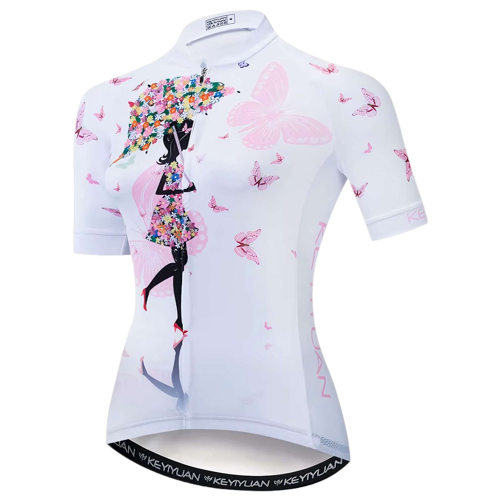 FlightMode Women's Cycling Jersey – Butterfly Bloom